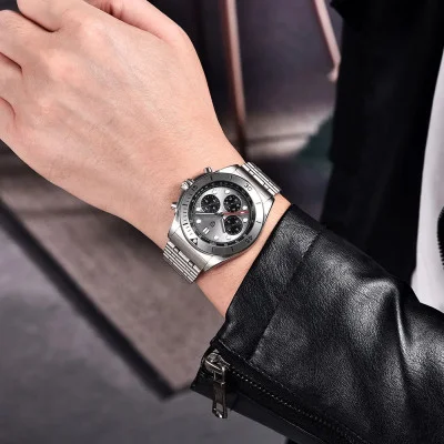 Чоловічий годинник Pagani Design PD-1705-1 Silver-Silver Steel