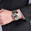 Чоловічий годинник Pagani Design PD-1705-1 Silver-Black Steel фото 4