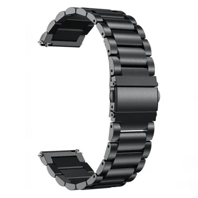 Браслет стальной для Смарт часов Black