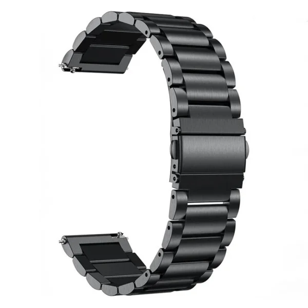 Браслет сталевий для Смарт годинників Black фото 1