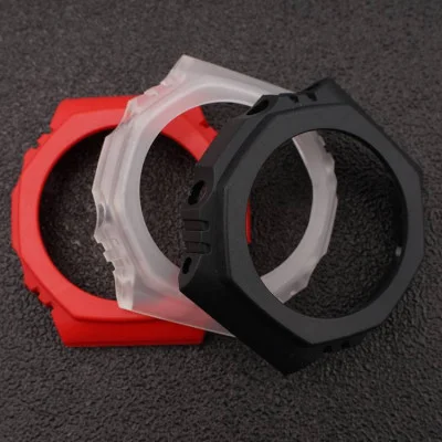 Ремінець + безель (рант) для Casio G-Shock GA-2100 Transl SI
