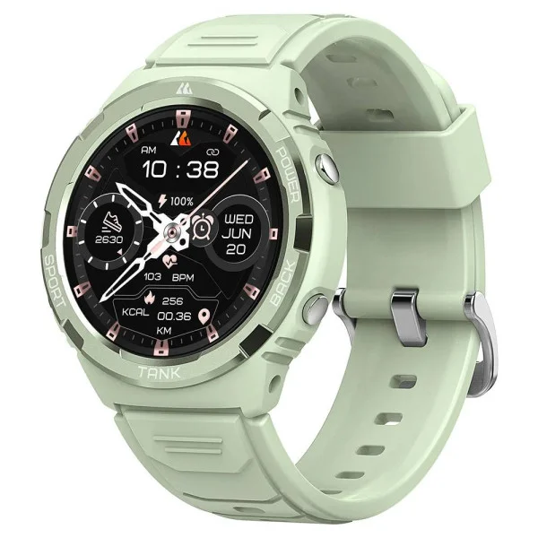 Женские Умные Часы с Компасом Kospet Tank S1 Green + Спортивные Режимы, Звонки, Пульсометр фото 1