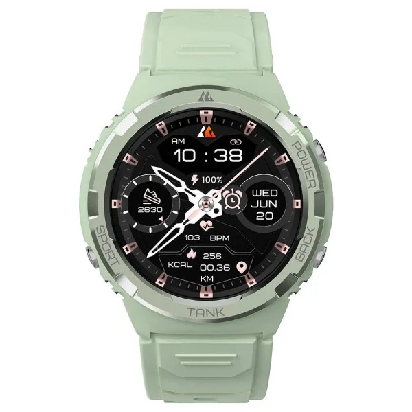 Женские Умные Часы с Компасом Kospet Tank S1 Green + Спортивные Режимы, Звонки, Пульсометр фото 3