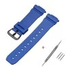 Ремешок для Casio G-Shock DW-5600/6900/G-5600/GW-M5610 Blue Black фото 2