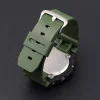 Ремешок для Casio G-Shock DW-5600/6900/G-5600/GW-M5610 Red Black фото 8