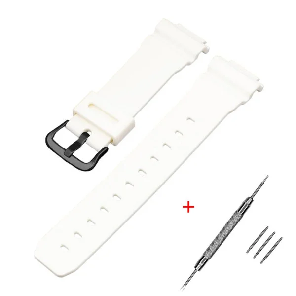 Ремешок для Casio G-Shock DW-6900 White BK фото 1