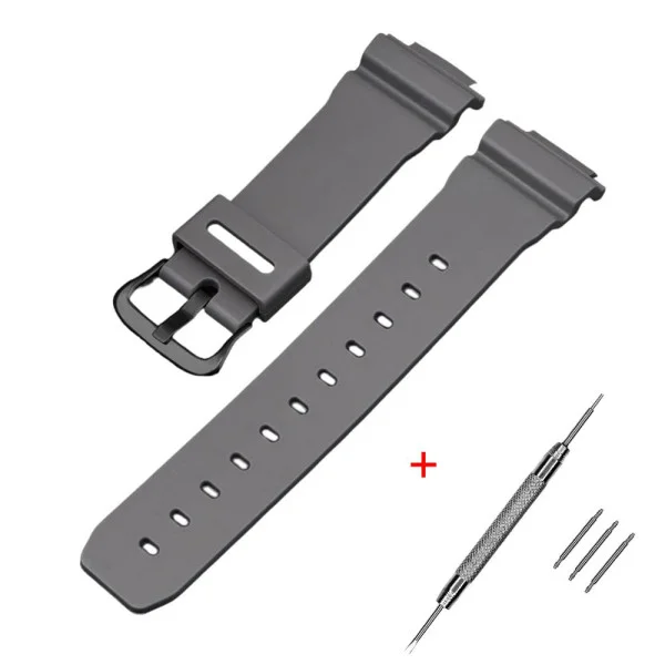 Ремінець для Casio G-Shock DW-6900 Gray BK фото 1