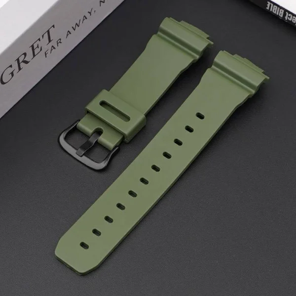 Ремешок для Casio G-Shock DW-6900 Army Green BK фото 3