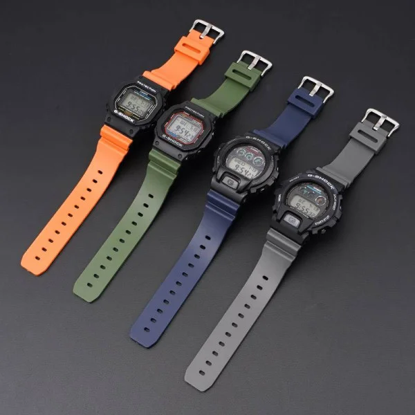Ремінець для Casio G-Shock DW-6900 Orange SI фото 7
