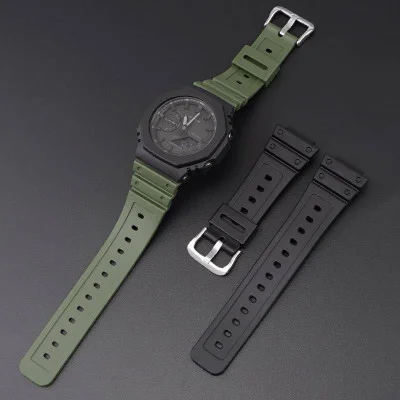Ремешок для Casio G-Shock GA-2100 Black SI