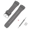 Ремінець для Casio G-Shock GM-2100 Gray SI фото 2