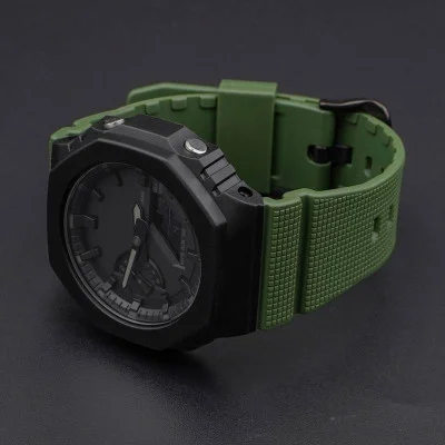 Ремінець для Casio G-Shock GM-2100 B Army Green BK