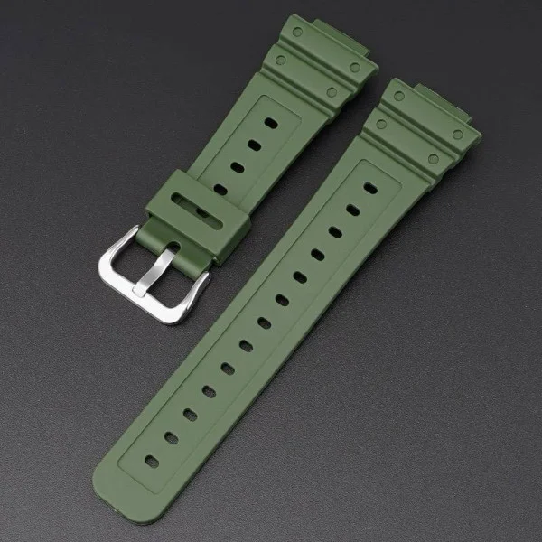 Ремешок для Casio G-Shock GA-2100 Army Green SI фото 3