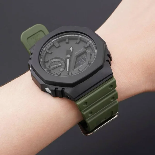 Ремешок для Casio G-Shock GA-2100 Army Green SI фото 5