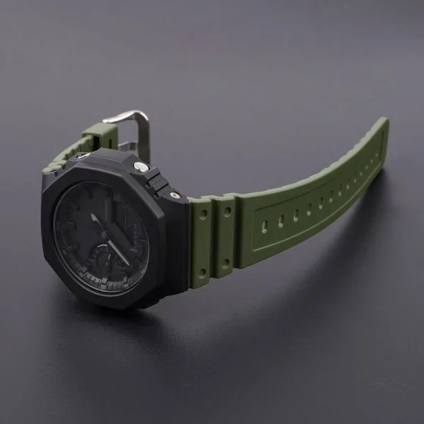 Ремешок для Casio G-Shock GA-2100 Army Green SI фото 6