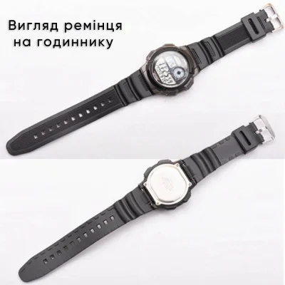 Ремінець для Casio G-Shock W-S200H/215/216H/735H/800H, SGW-300H/400H/500H, AQ-S800W/S810W, AE-1000W/ White SI