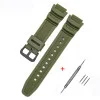 Ремешок для Casio G-Shock AE-1000/1200 Army Green BK фото 2