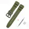 Ремешок для Casio G-Shock AE-1000/1200 Army Green BK