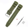 Ремешок для Casio G-Shock AE-1000/1200 Army Green SI фото 2