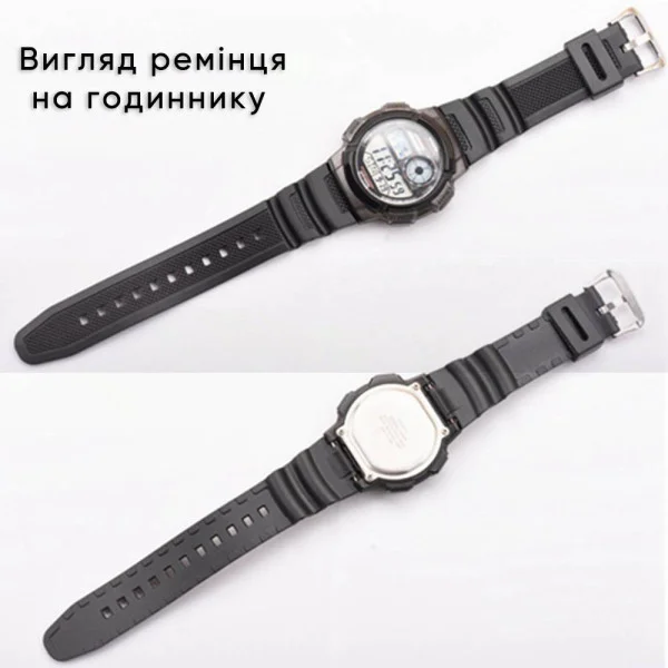 Ремінець для Casio G-Shock AE-1000/1200 Gray SI фото 6