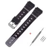 Ремешок для Casio F-91W Jelly Black SI фото 2