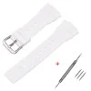 Ремешок для Casio G-Shock DW-5600 White-Glossy SI фото 2