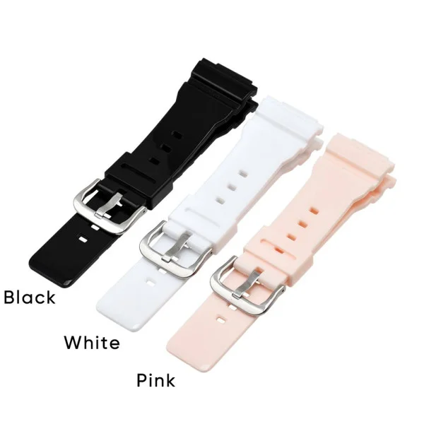 Ремешок для Casio G-Shock DW-5600 White-Glossy SI фото 3