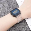 Ремешок для Casio G-Shock F-84/94/105, F-91W, AE1300 Jelly Transparent Silver фото 5