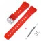 Ремешок для Casio F-91W Jelly Red SI