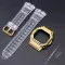 Ремешок + безель (рант) для Casio G-Shock GMW-B5000 Transp GD