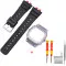 Ремешок + безель (рант) для Casio G-Shock GMW-B5000 Red-Black Transp SI
