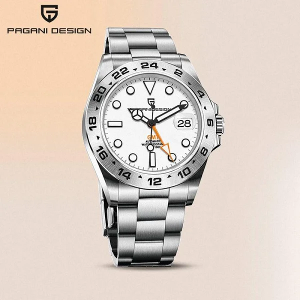 Чоловічий годинник Pagani Design PD-1682 Silver-White фото 7