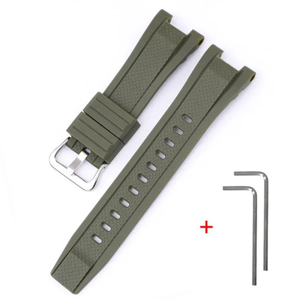 Ремінець для Casio G-Shock GST-W300 Army Green SI фото 1