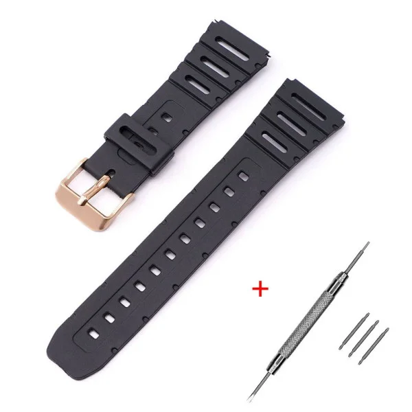 Ремешок для Casio F91W 18mm Black RG фото 1