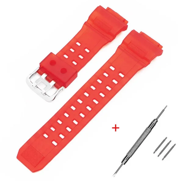Ремінець для Casio G-Shock GW-9400 Transl Red SI фото 1