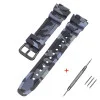 Ремешок для Casio G-Shock AQ-S800/AE-1200 Camo Black BK фото 2