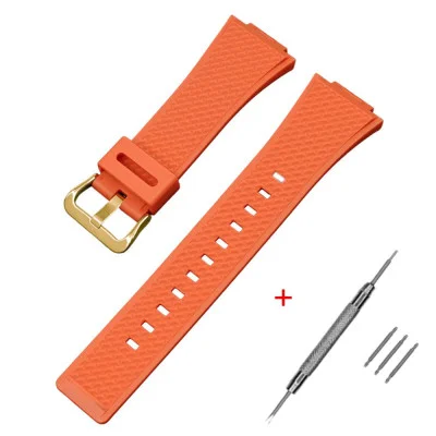 Ремешок для Casio G-Shock GA-100/110 Orange GD