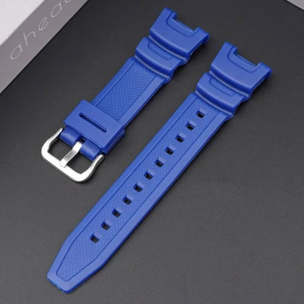 Ремешок для Casio SGW-100 Blue SI фото 3