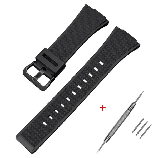 Ремінець для Casio G-Shock GA-100/110 Black BK фото 1