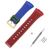 Ремешок для Casio G-Shock GA-100/110 Transl-Red-Blue GD фото 2