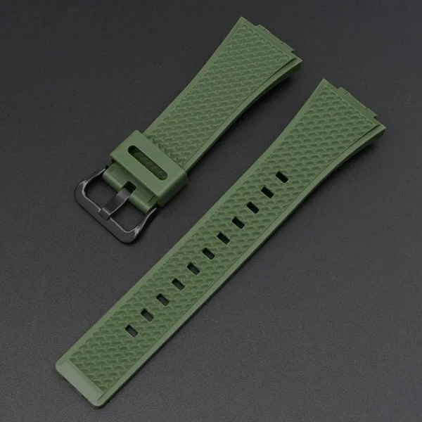 Ремешок для Casio G-Shock GA-100/110 Army Green BK фото 3
