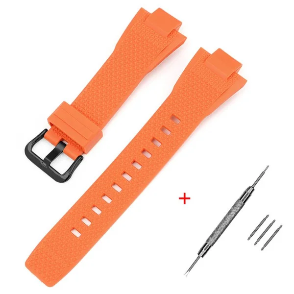 Ремешок для Casio G-Shock GST-B400 Orange Black фото 1