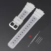 Ремінець для Casio G-Shock GA-2100/2110 Translucent Silver фото 2