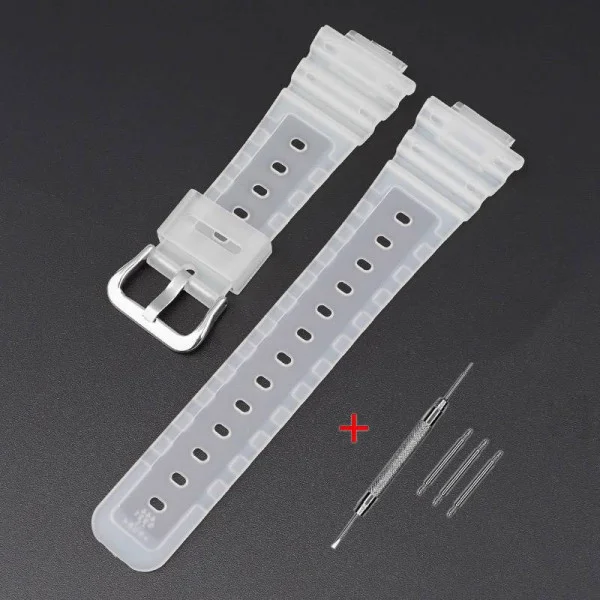 Ремінець для Casio G-Shock GA-2100/2110 Translucent Silver фото 1