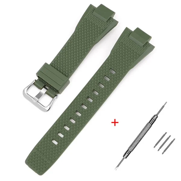 Ремешок для Casio G-Shock GST-B400 Army Green SI фото 1