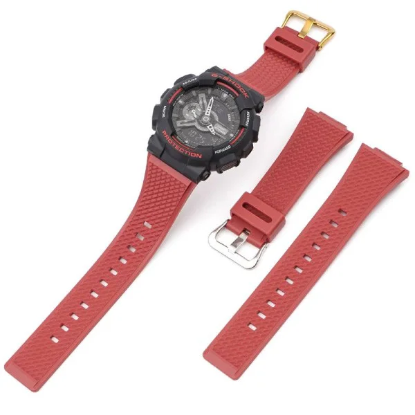 Ремінець для Casio G-Shock GA-100/110 Red GD фото 5
