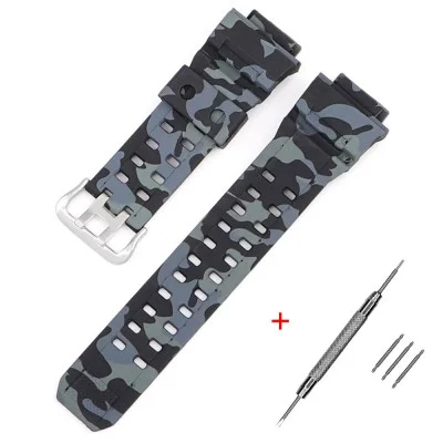 Ремінець для Casio G-Shock GW-9400/9300 Camo Black SI