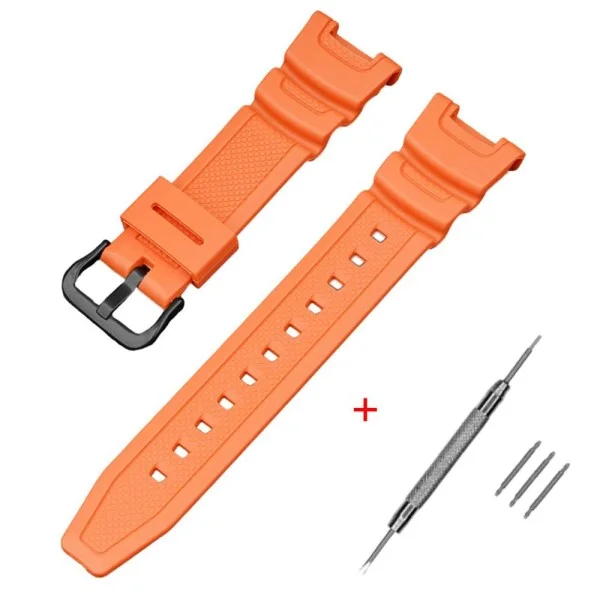 Ремешок для Casio SGW-100 Orange BK фото 1