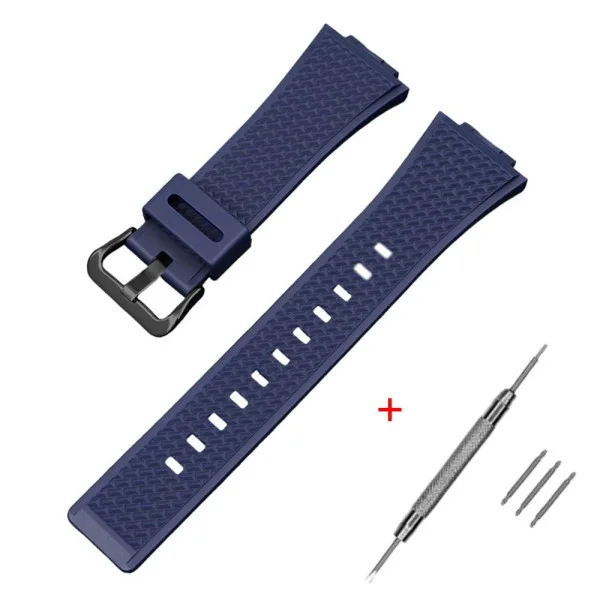 Ремешок для Casio G-Shock GA-100/110 Dark Blue BK фото 1