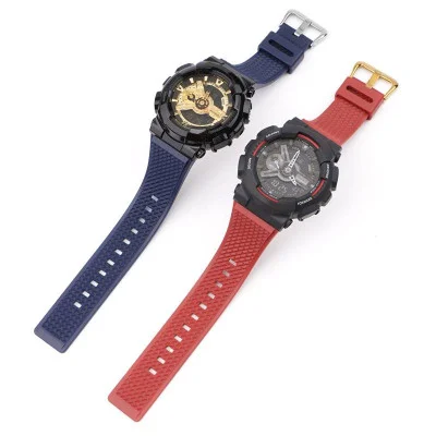 Ремінець для Casio G-Shock GA-100/110 Dark Blue BK